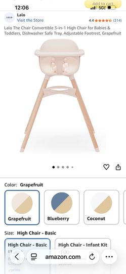 Lalo Toddler High Chair