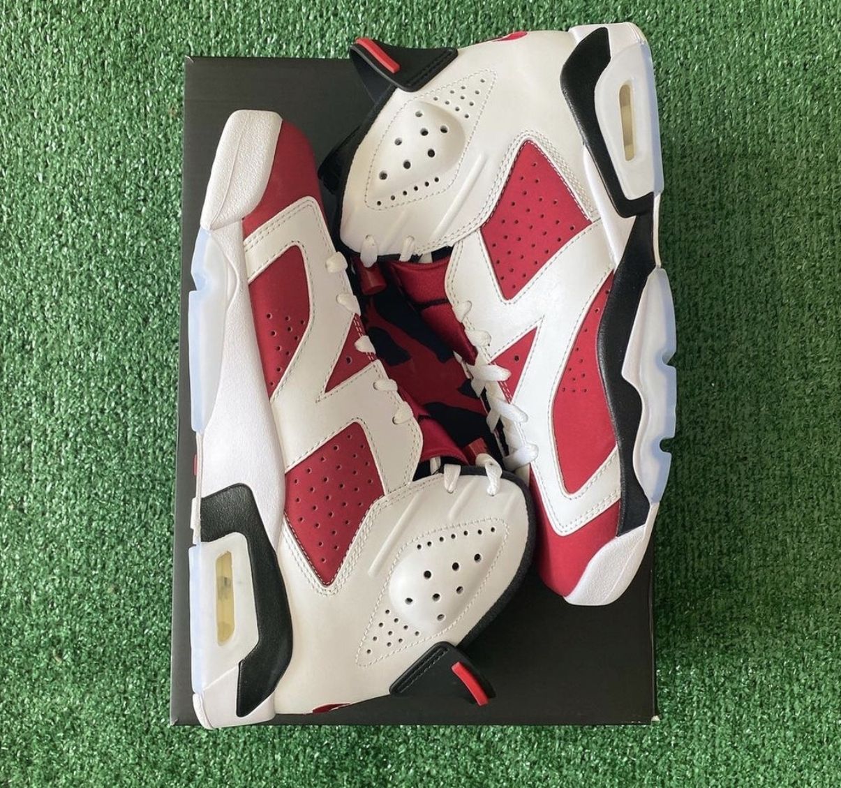 Jordan Carmine Size