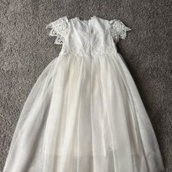 Girls Handmade Lace Dress 