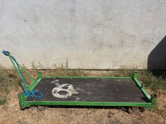 Heavy Duty Flatbed Platform Cart on Wheels