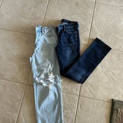 Lot Of 2 Womens Jeans 