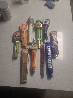 10 Collectable Bar Tap Handles 