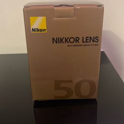Nikkor Lens AF-S 50mm BRAND NEW unopened