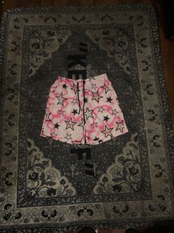 Pink graphic shorts