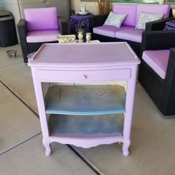 Vintage Table With Drawer