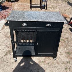 Bar Cabinet - Glass Pieces Included 