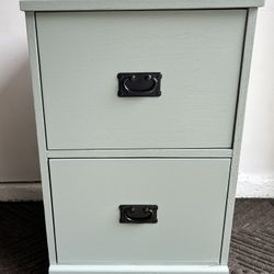 Painted File Cabinet/ Nightstand 