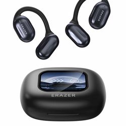 Lenovo Erazer True Wireless Open Ear Earbuds Bluetooth 5.4, IPX5 Waterproof,35Hours Play time, OWS Headphones Immersive Premium Sound Long Distance Co