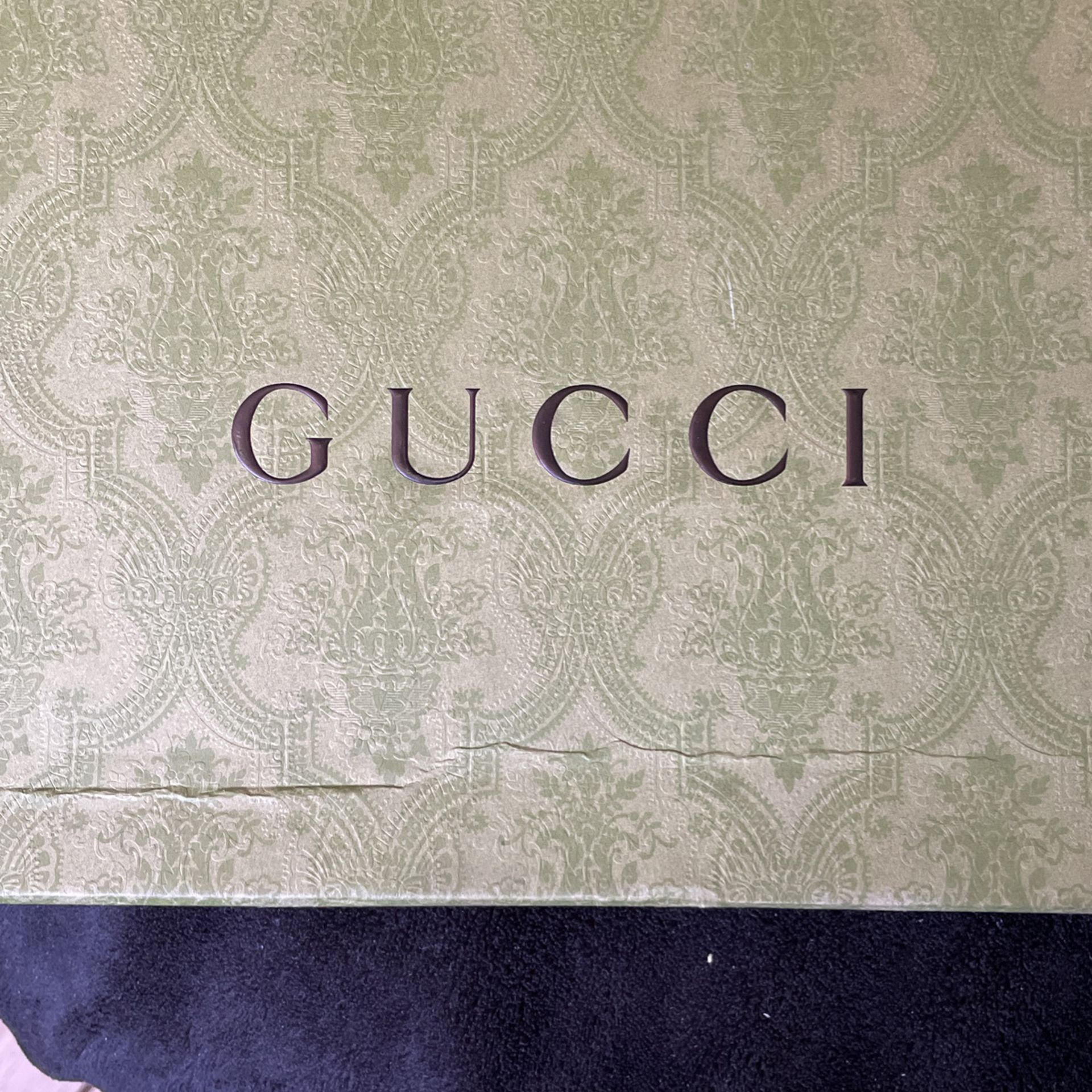  Gucci Womens  Scarf GG Gold Horse Bit  Green/pink 