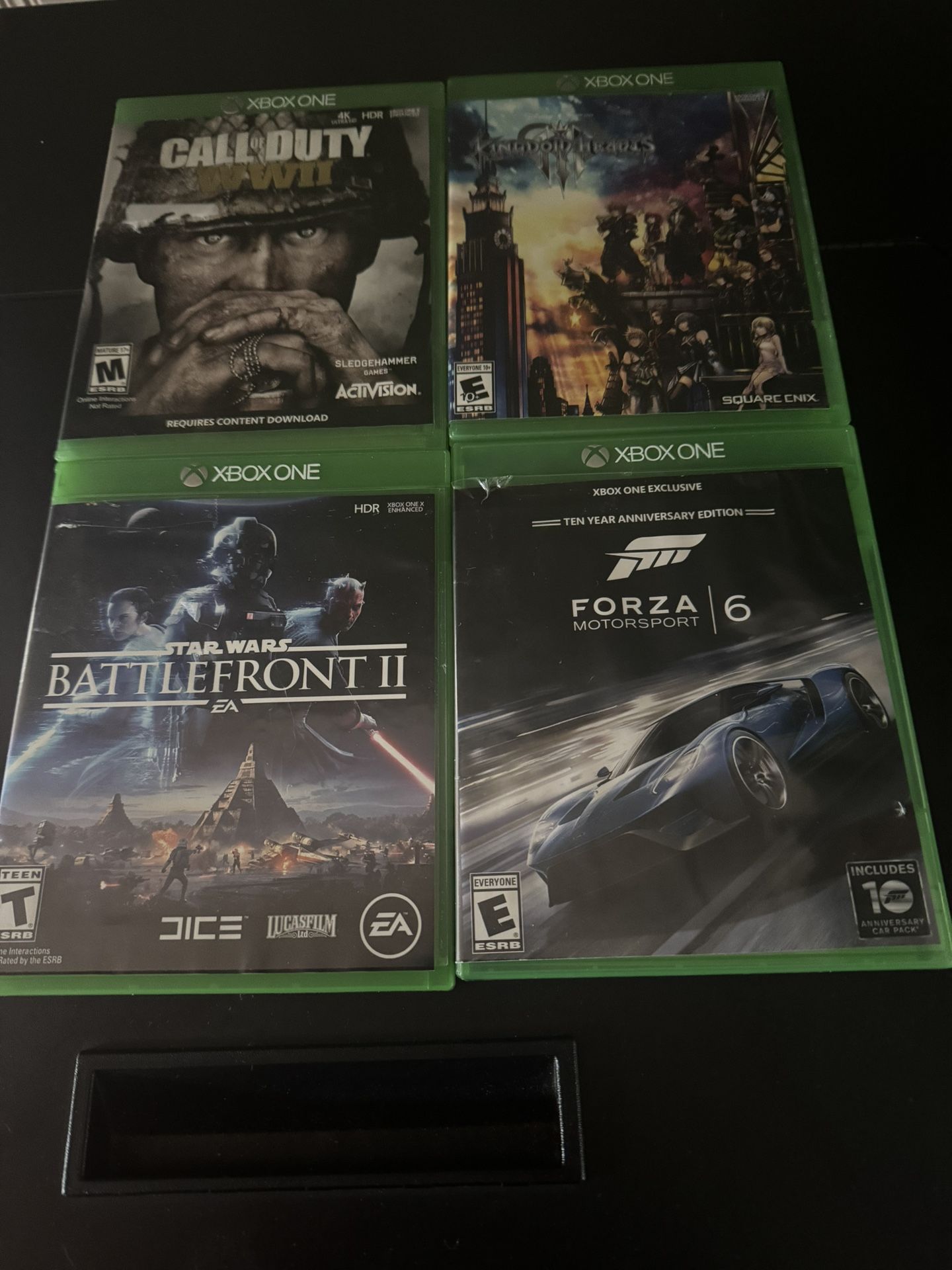 Xbox One Star Wars Battlefront II Forza 6 KH3 CoD WWII OBO