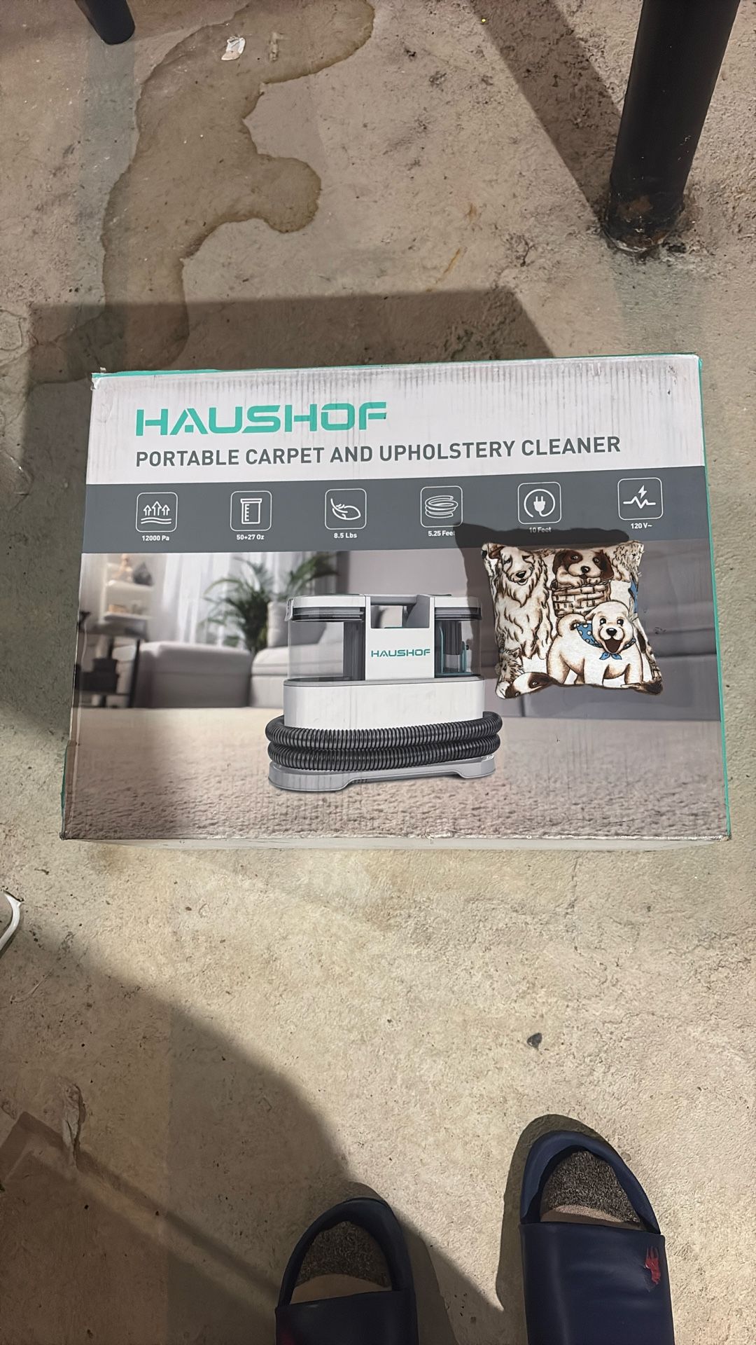Portable carpet and upholstery cleaner