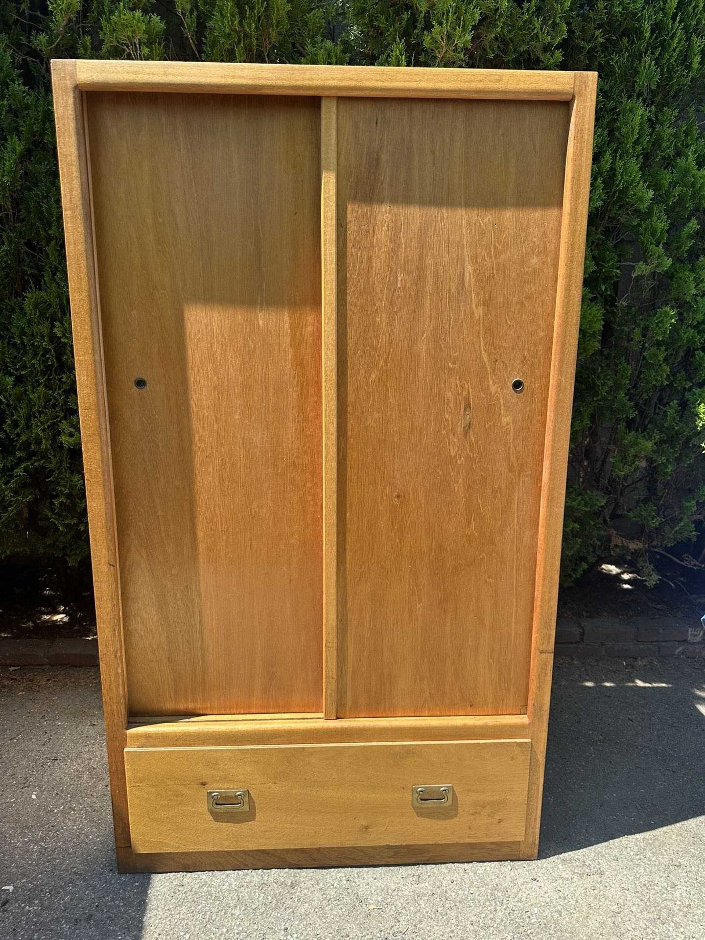 Vintage Mid Century Modern Armoire