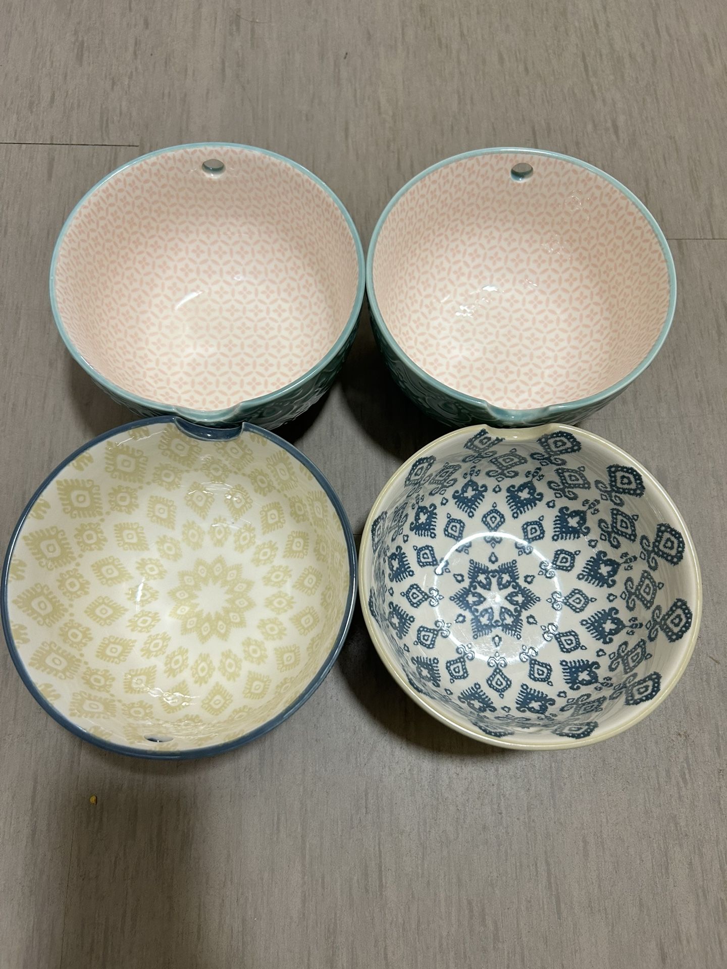 Moving Sale – Set of 4 Ceramic Bowls – Brand New – $45 (Orig. $128)