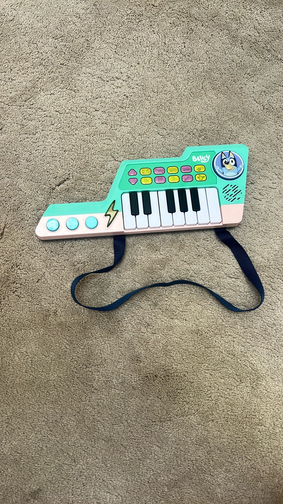 Blue Piano Toy