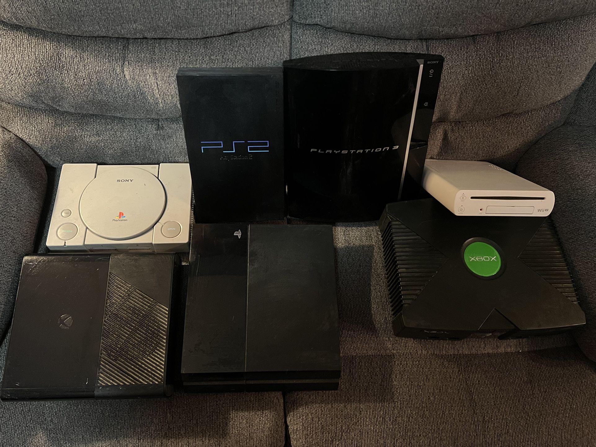 Game Console Lot For Parts