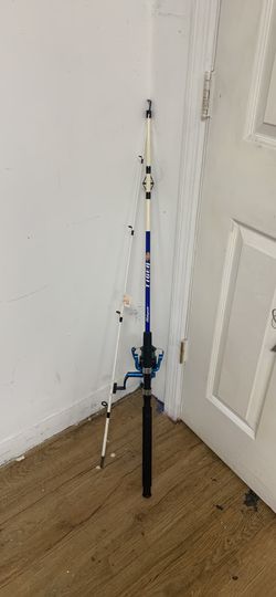 Zebo 7 Foot Fishing Rod And Reel Breaks Down To 3 Feet Easy To