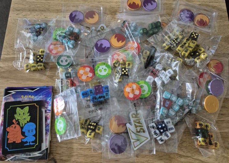 POKÉMON TCG MARKERS, DICE BUNDLE (SEE OTHER POSTS)