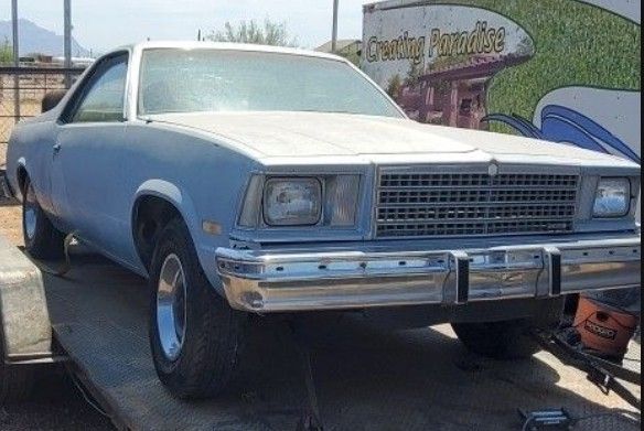 Project W/ Most Parts -EL CAMINO - NEAR PERFECT BODY- NOT For PartsI