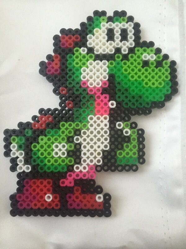 Large yoshi perler bead