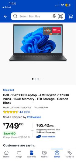 Dell lab top