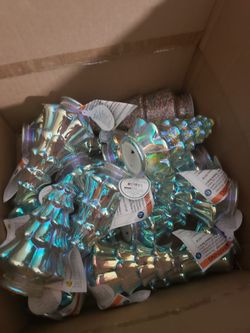 Decorative Light Up Christmas Trees, Multicolored, Small