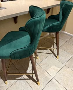 Green Bar Stools