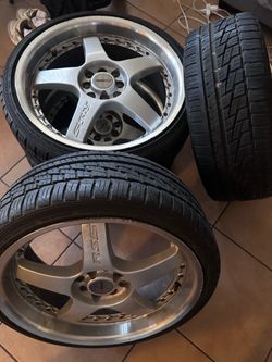 Tenzo rims 215/35/18