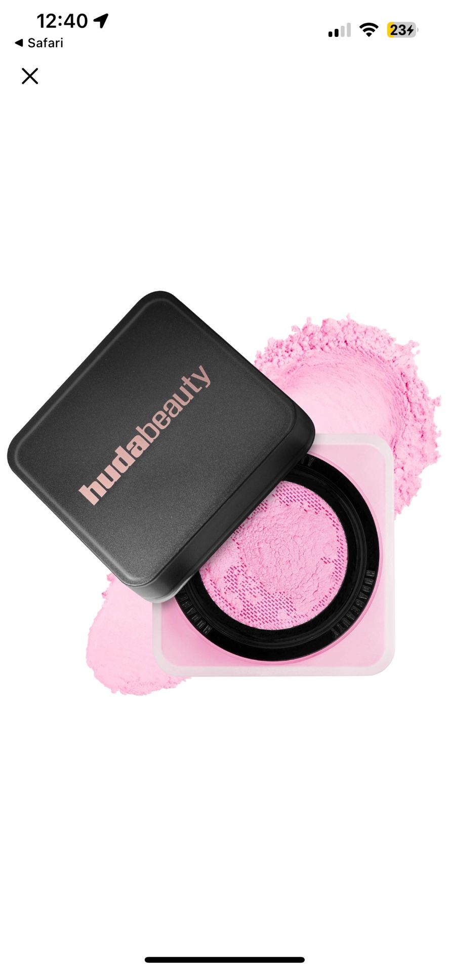 Brand New Huda Beauty Easy Bake Blurring Loose Baking & Setting Powder In Ube Birthday Cake