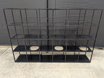 Heavy Duty Black Metal Plant Stand