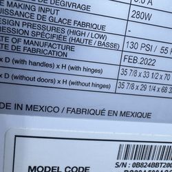 1 year old Samsung fridge