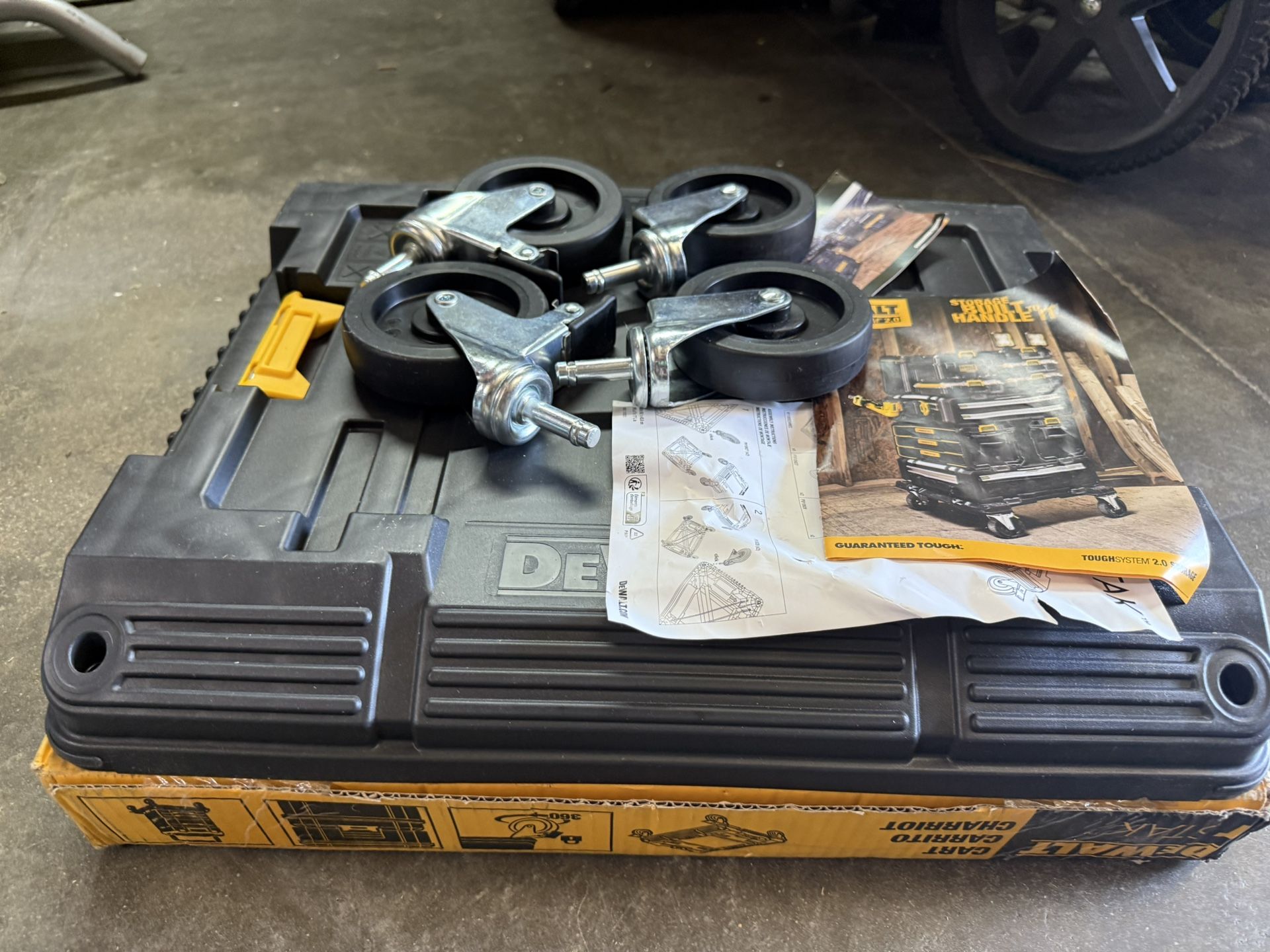 DEWALT Stackable Utility Cart TSTAK System 210 lb. 4-Wheel (DEW-10)