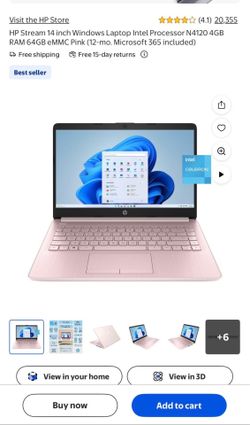 HP Pink Laptop
