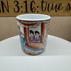 Chinese Famille Rose Brush Pot