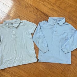 Kids Polo Shirts 2 pack bundle size S 6/7