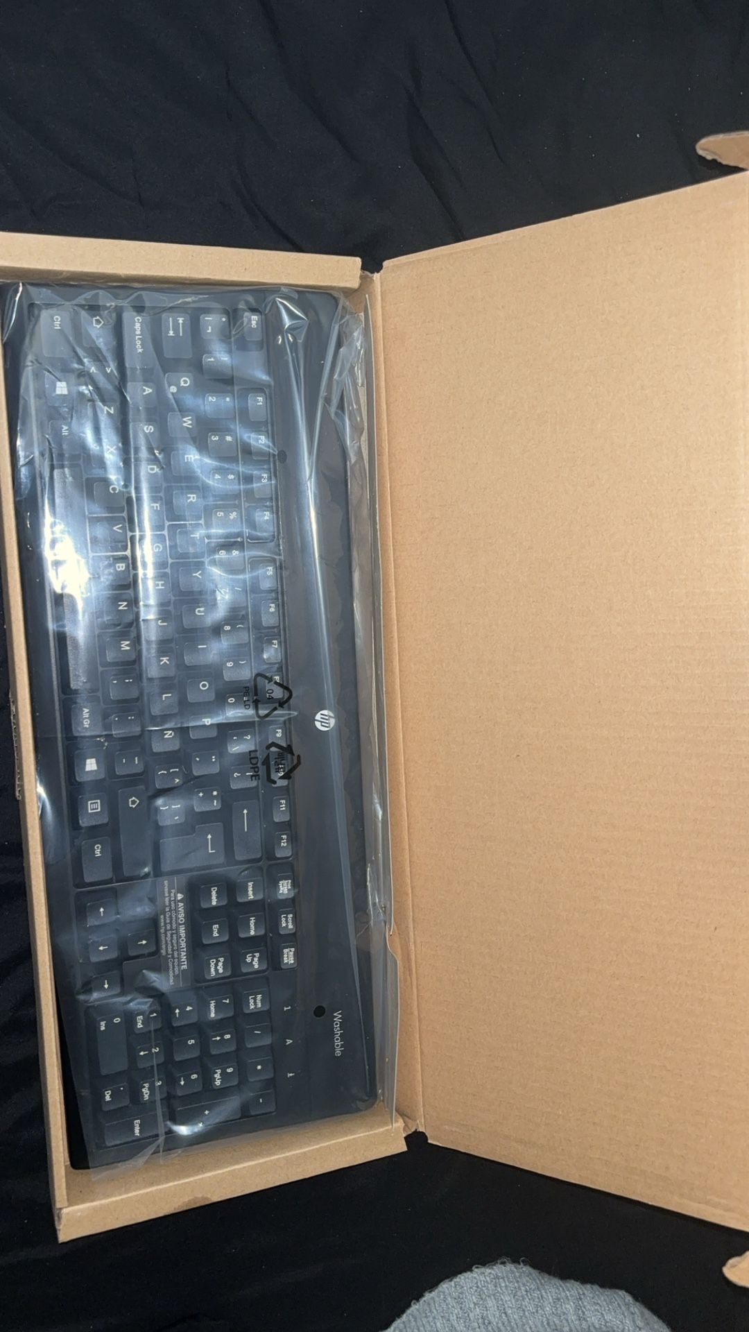 HP USB/2 WASHABLE KEYBOARD