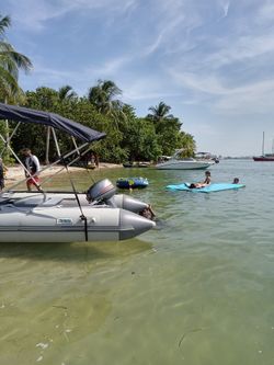 14ft Bris With 15hp Yamaha With Trailer