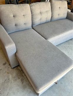 Sectional couch w storage space