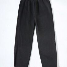 Classic black sweatpants Drawstring kids Children's 11 y boys girls