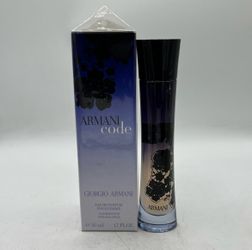 Armani Code By Giorgio Armani EDP 1.7 oz. New Open Box Authentic *2007 Formula