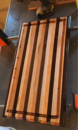 Handmade exotic cutting boards