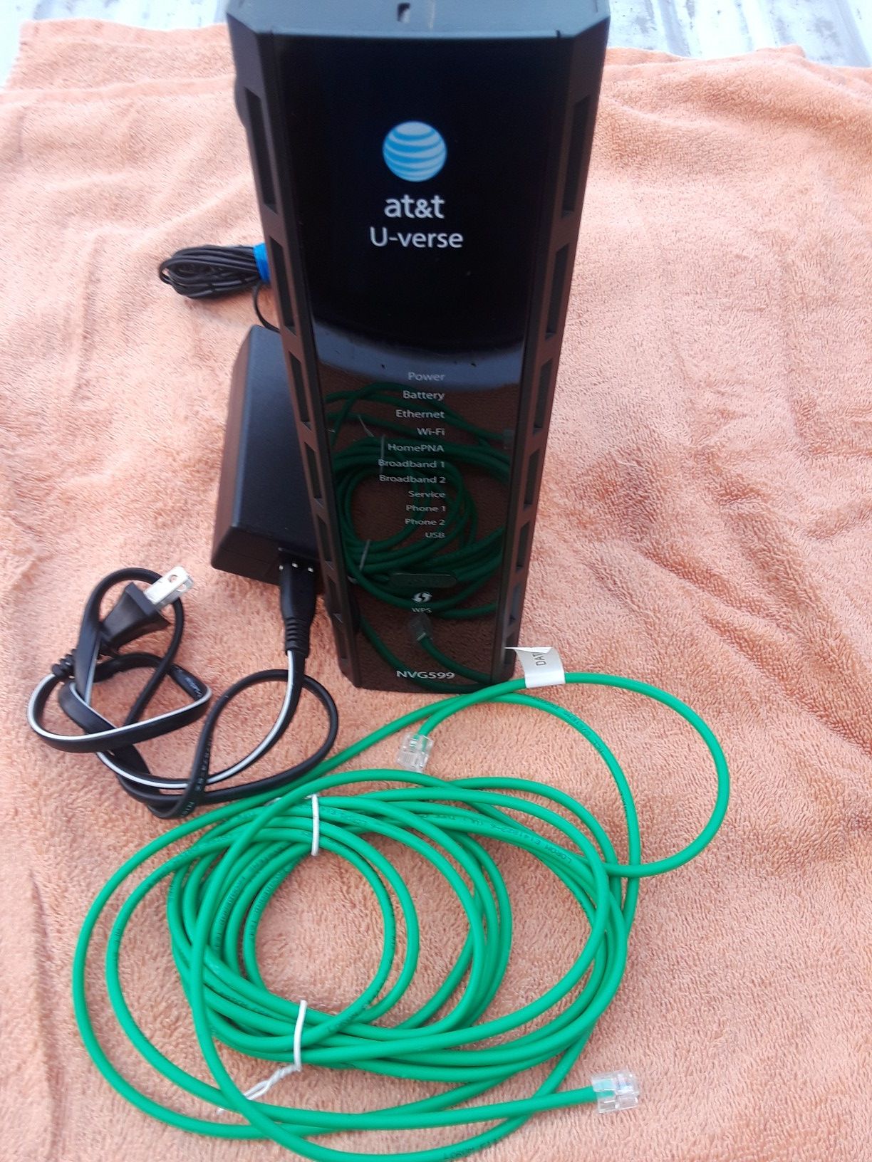 AT&T U-verse Modem With Data Cable ~ CAN DELIVER