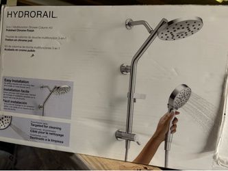 Kohler hydroRail shower kit 3-in-1 multifunction shower head and column kit