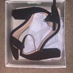 Black Block Heels 