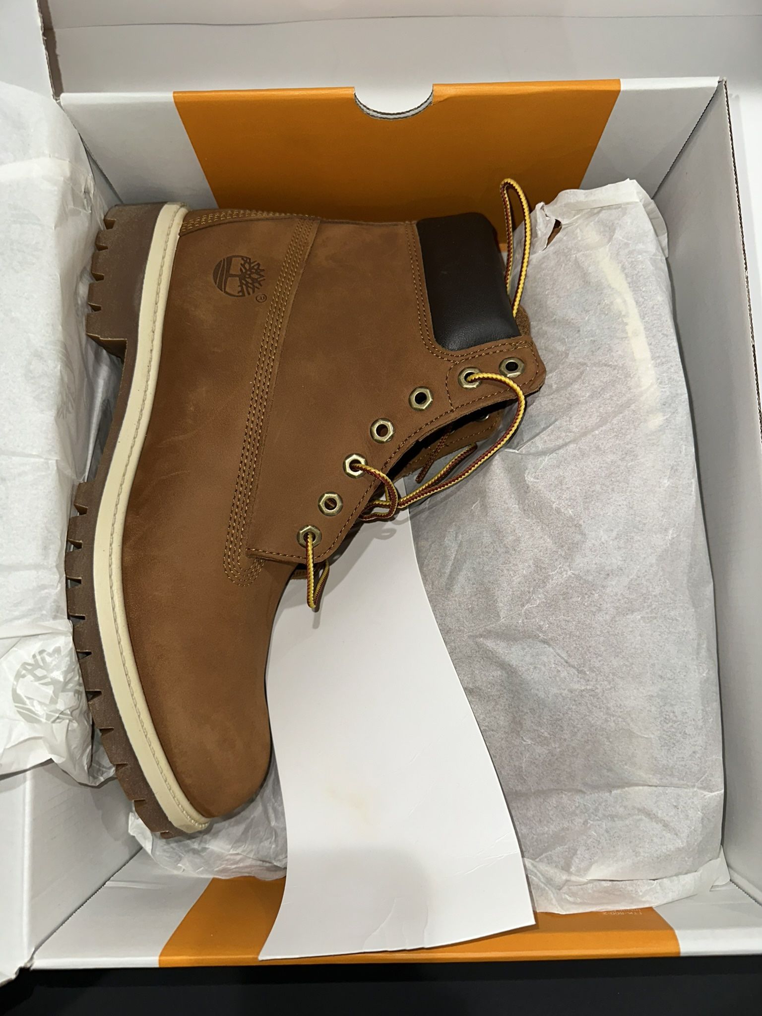 Timberland Premium 6 in Waterproof Boot Rust Nubuck size 11.5 mens