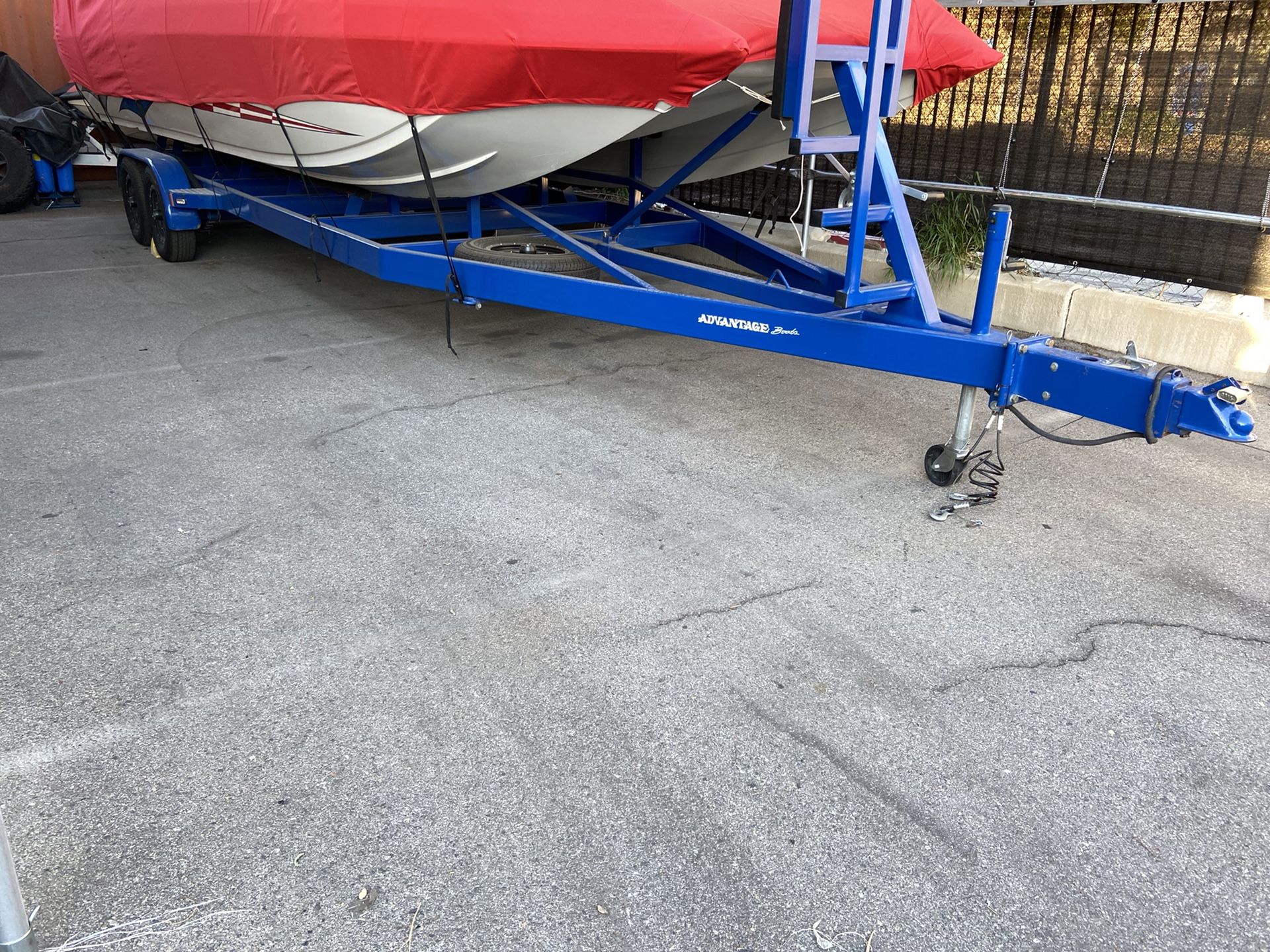 2003 Zieman Double Axle 28’ Deck boat Trailer New Wheels & Tires