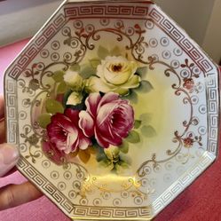 Turn of the Century Nippon Dish, Hand-painted