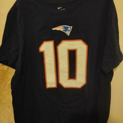 Patriots#10 Jones XXL Official Nike Tshirt