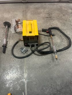 Body shop spot welder dent repair and aluminum repair