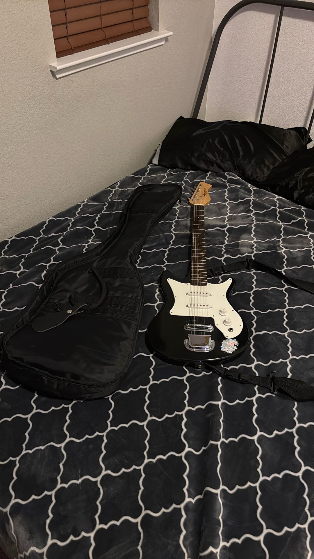 Harmony Guitar With Strap And Bag.