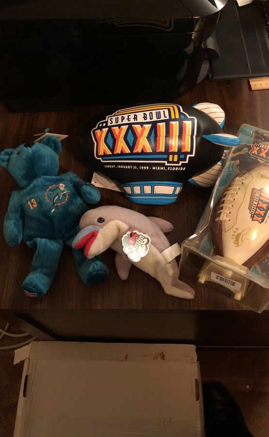 Super Bowl XXXIII (33) Collectibles Package Hosted in Miami, Florida! John Elway’s Last Game for the Super Bowl Champion Denver Broncos!